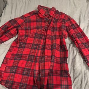 Red plaid Eddie Bauer